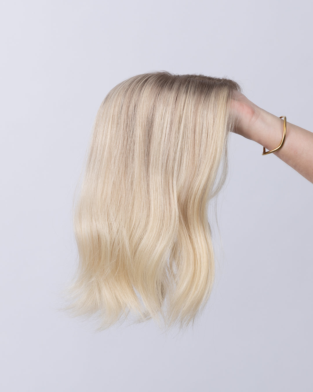 14" MINI European Human Hair Topper - Fleur