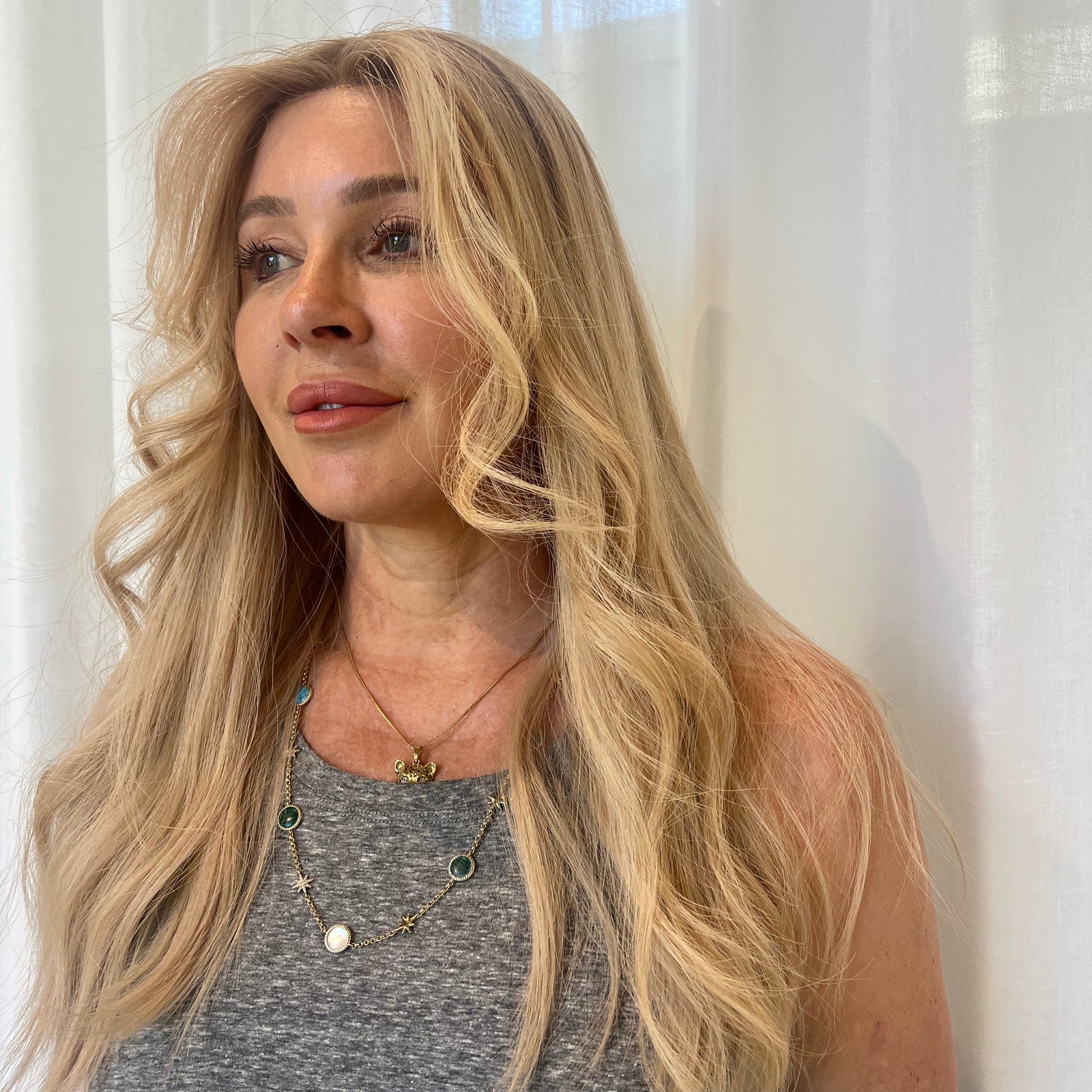 22" remy hair wig in golden blonde at gold coast wig shop