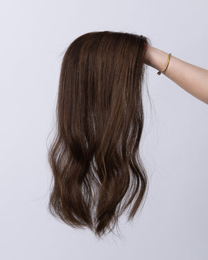 20" MINI Remy Human Hair Topper - #T4/8