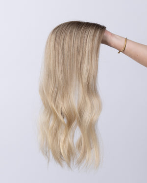 20" MINI Remy Human Hair Topper - Hazel