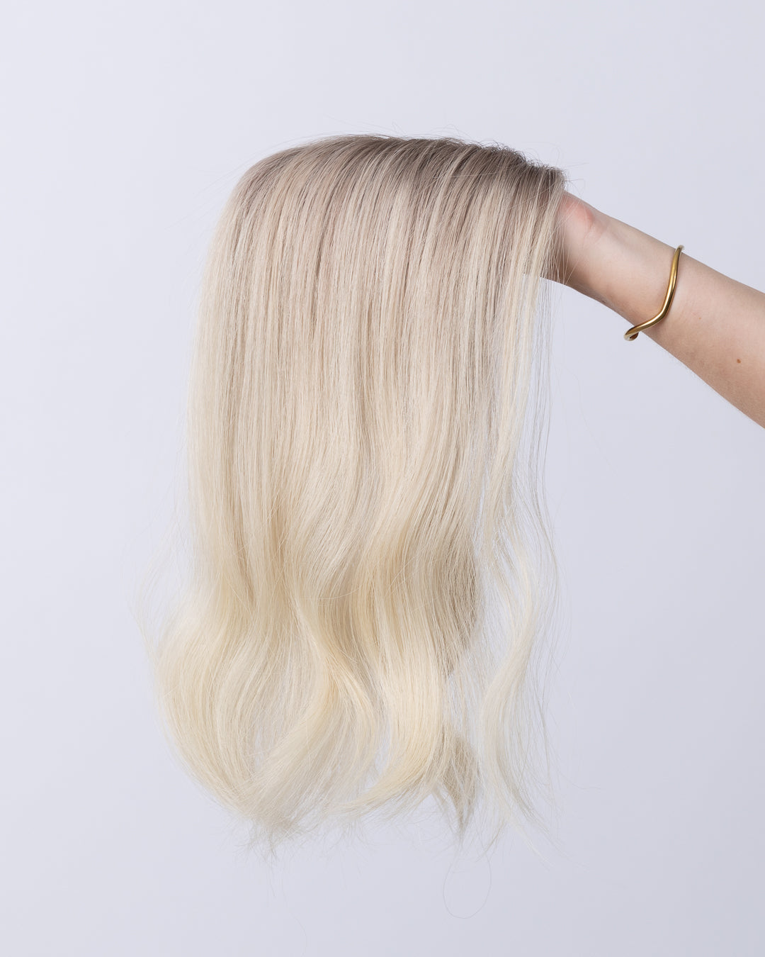 16" MINI Remy Human Hair Topper - Angelite