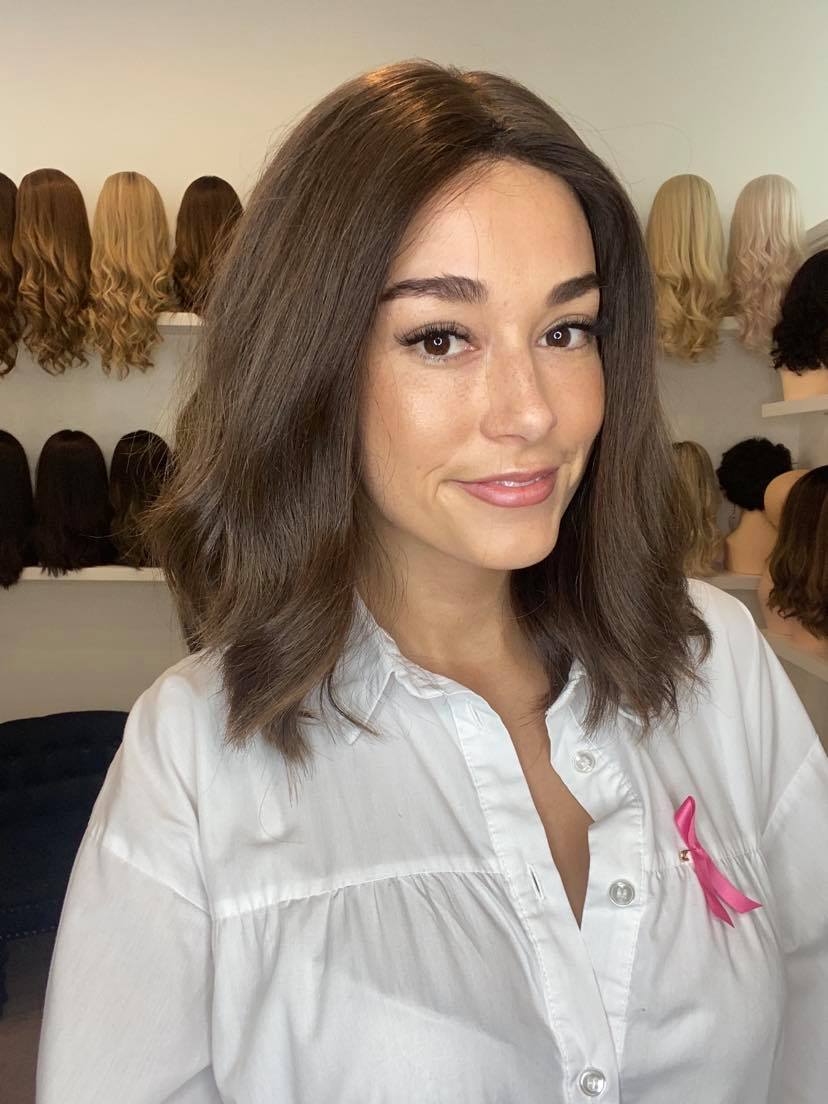 14" Luxury European Wig - Light Density - Warm Dark Brown #5