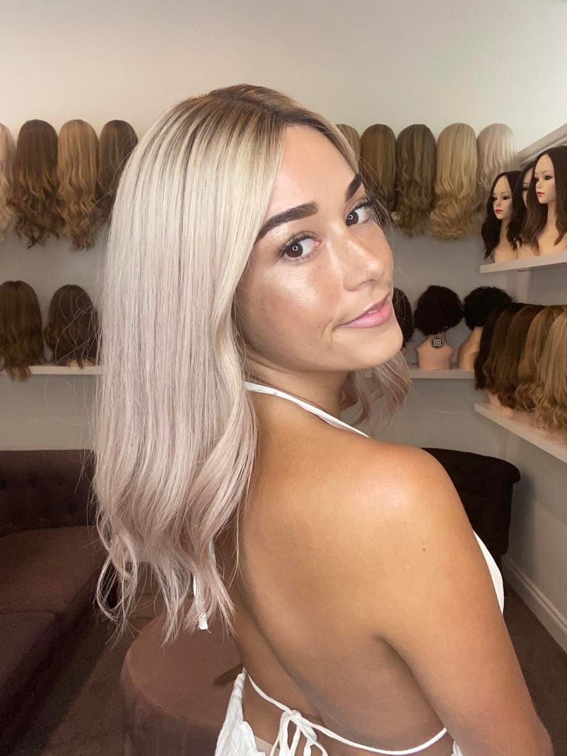 16" Premium Remy Human Hair Wig - Ultra Light Density - 'Rosie'