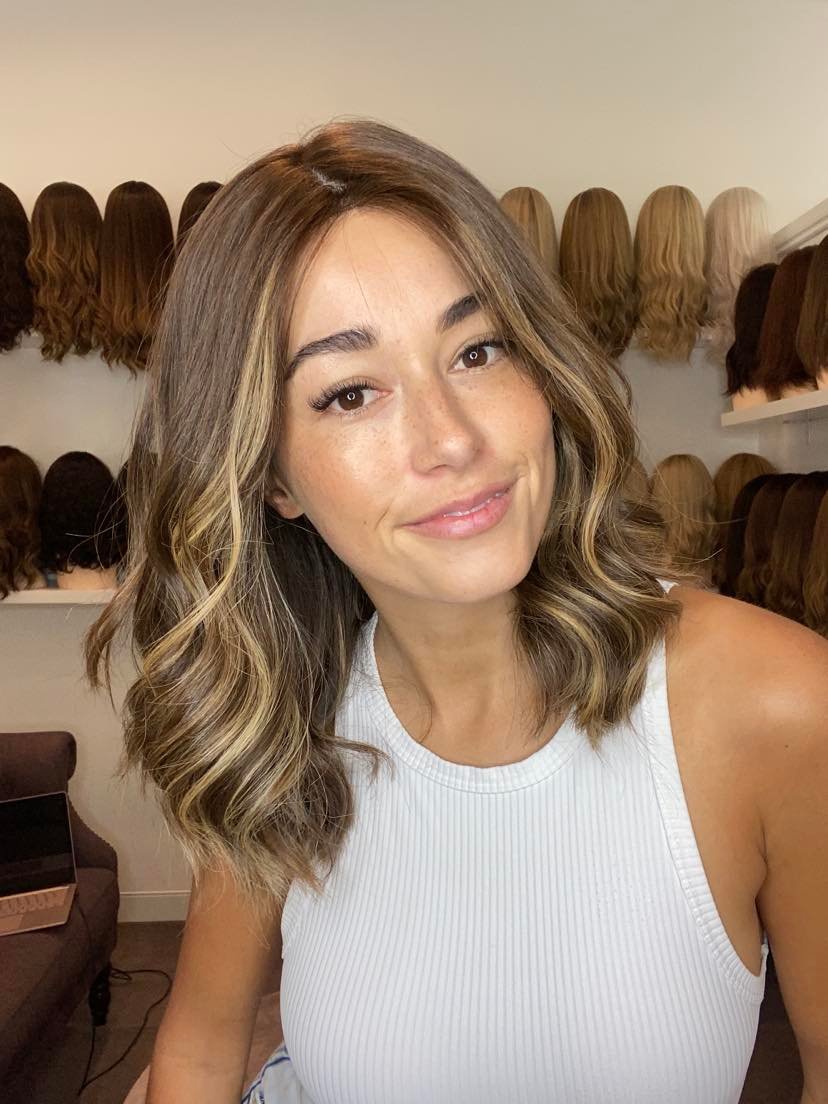 14" Luxury European Human Hair Wig - Light Density - The Ava