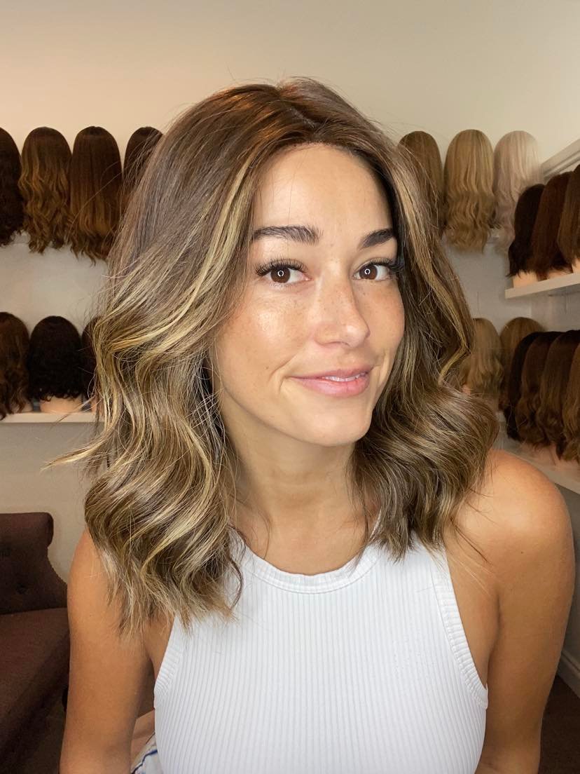 14" Luxury European Human Hair Wig - Light Density - The Ava