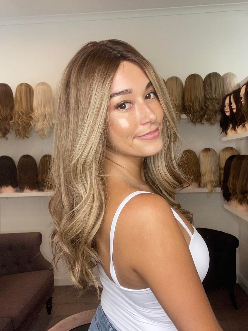 22" Premium Remy Human Hair Wig - Light Density - The ROXY