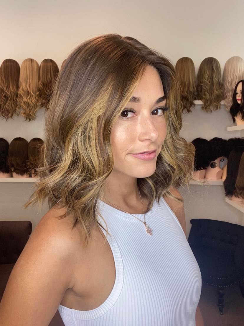 14" Luxury European Human Hair Wig - Light Density - The Evie